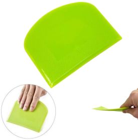 Plastic Dough Cutter Food-Safe Dough Scraper Bowl Scraper Flexible Scraper Multipurpose Food Scrappers for Bread Dough Cake Fondant Icing Baking