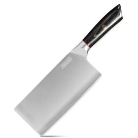 Qulajoy Meat Cleaver Knife - 7.3-Inch-High Carbon Stainless Steel Butcher Knife for Meat Cutting Slicing Vegetables- Professional Chopper Knife F (Option: Meat Cleaver Knife)