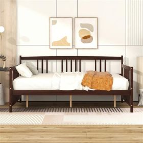 Full-size Sofa Bed with Support Legs, Espresso Color (Option: Espresso color)