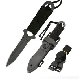 Outdoor Knives With Sharp And Tough Blades And Sturdy Handles. They Are Designed To Be Versatile, Making Them A Great Companion For Outdoor Adven (Option: Black tip)