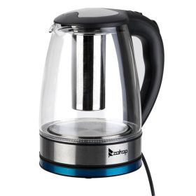 American Standard Electric Kettle 120V, 1200W With Filter Screen and Inner Steel Cover (Option: US Standard)