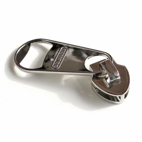 Bottle Opener Zipper Shape Shiny Unique Zinc Alloy Bottle Can Opener with Refrigerator Sticker (Option: as picture)