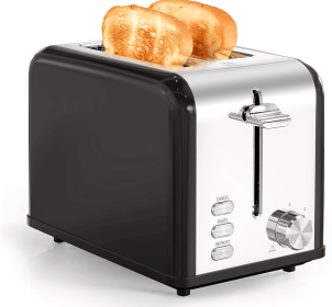 W1134P237561  2 chip Toaster 1.5-inch super wide slot 6 Browning settings and 3 features (thaw / reheat / cancel) SUS304 Ultra wide slot and remo (W1134P237561: W1134P237561)